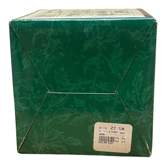 Dept 56 Five Golden Rings #58381 Twelve Days of Dickens’ Village Original Box - Picture 10 of 10